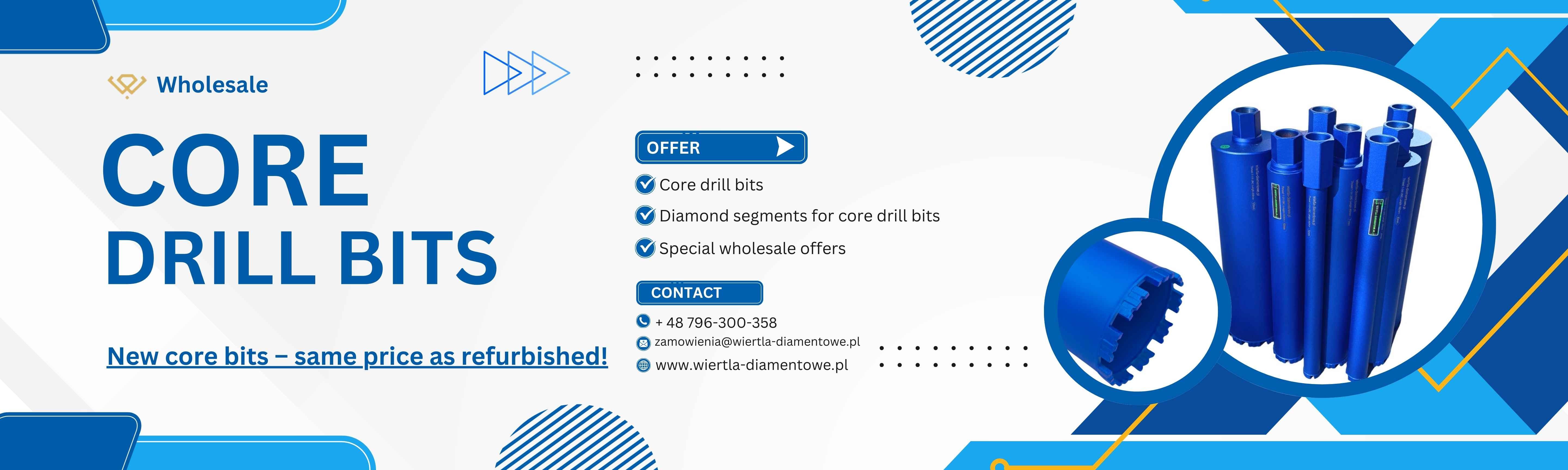 Core drill bits